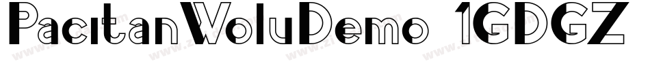 PacitanWoluDemo-1GDGZ字体转换