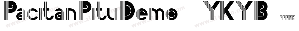 PacitanPituDemo-9YKYB字体转换