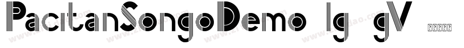 PacitanSongoDemo-lg9gV字体转换