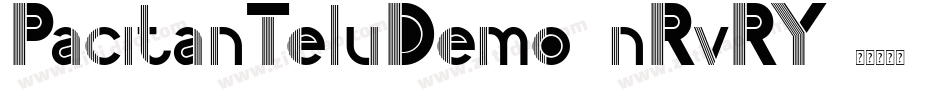 PacitanTeluDemo-nRvRY字体转换