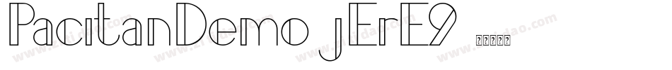 PacitanDemo-jErE9字体转换