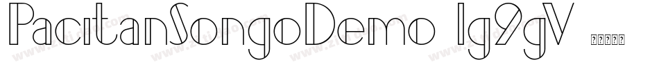 PacitanSongoDemo-lg9gV字体转换