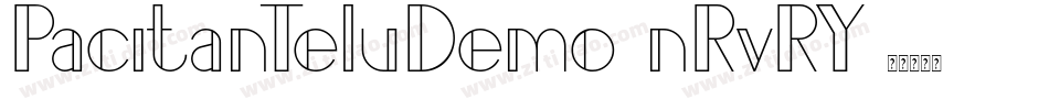 PacitanTeluDemo-nRvRY字体转换