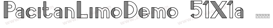 PacitanLimoDemo-51X1a字体转换