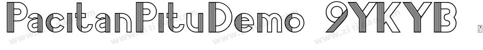 PacitanPituDemo-9YKYB字体转换