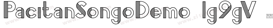 PacitanSongoDemo-lg9gV字体转换