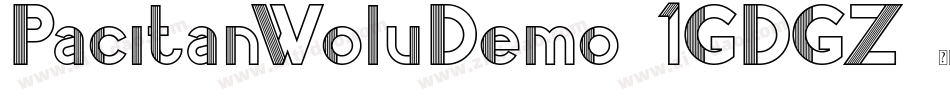 PacitanWoluDemo-1GDGZ字体转换
