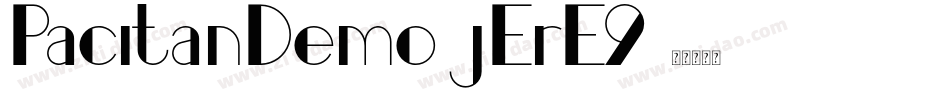 PacitanDemo-jErE9字体转换