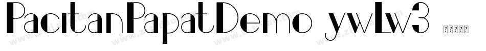 PacitanPapatDemo-ywLw3字体转换