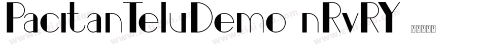 PacitanTeluDemo-nRvRY字体转换