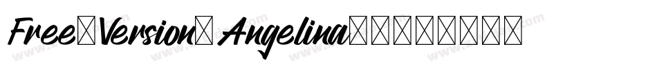Free-Version-Angelina-2字体转换