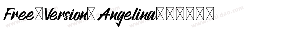 Free-Version-Angelina字体转换