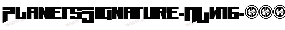 PlanetsSignature-ALw16字体转换 PlanetsSignature-ALw16字体转换
