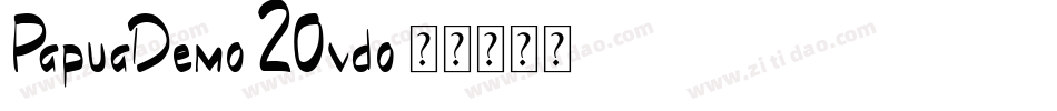 PapuaDemo-2Ovdo字体转换