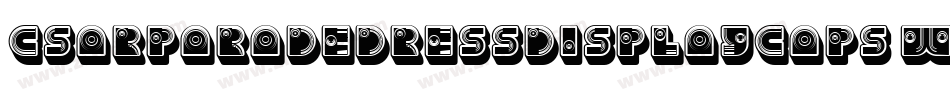 CsarParadeDressDisplayCaps-wJG9字体转换