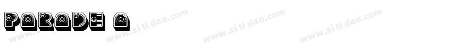 Parade20A字体转换