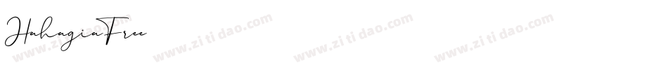HahagiaFree字体转换