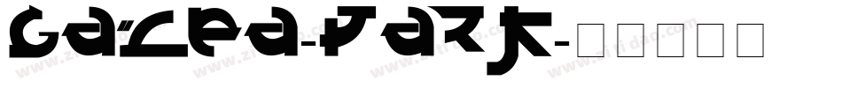 Galea-pARK字体转换