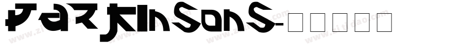 Parkinsons字体转换