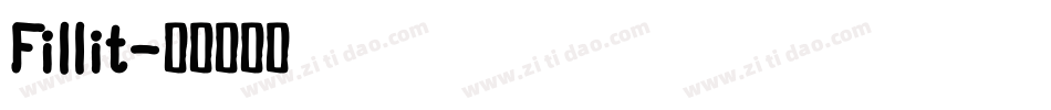 Fillit字体转换