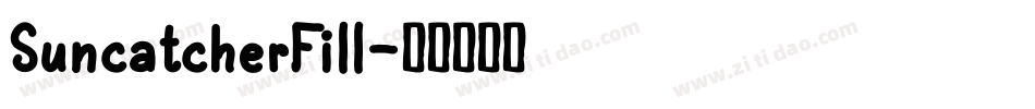 SuncatcherFill字体转换