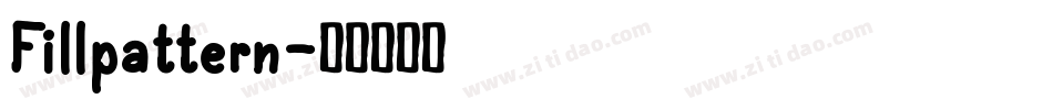 Fillpattern字体转换