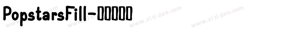 PopstarsFill字体转换