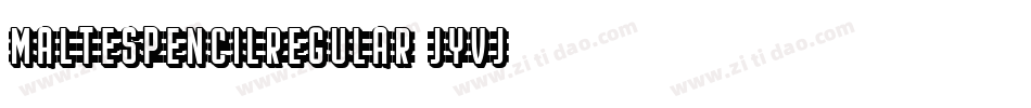 MaltesPencilRegular-jyVj字体转换