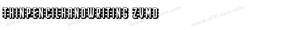ThinPencilHandwriting-zvmD字体转换