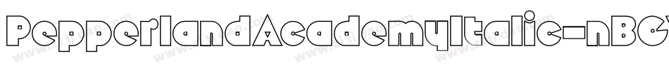 PepperlandAcademyItalic-nBGY字体转换 PepperlandAcademyItalic-nBGY字体转换