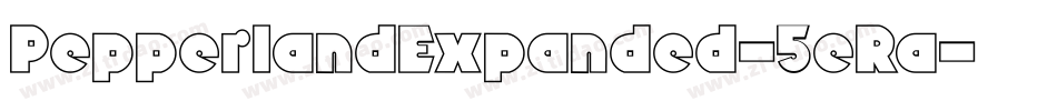 PepperlandExpanded-5eRa字体转换