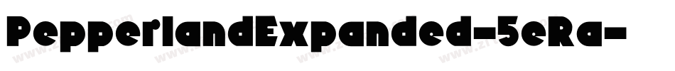 PepperlandExpanded-5eRa字体转换