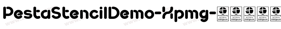 PestaStencilDemo-Xpmg字体转换