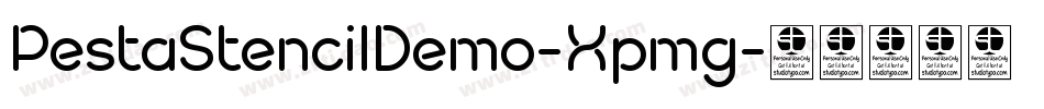 PestaStencilDemo-Xpmg字体转换