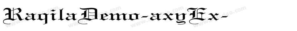 RaqilaDemo-axyEx字体转换