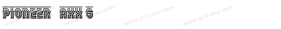 Pioneer10-axx1g字体转换