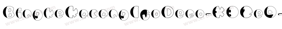 BingkeKacangIjoDemo-X3Ze9字体转换