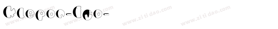 Klepon-Ijo字体转换