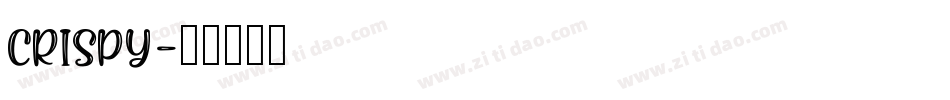CRISPY字体转换