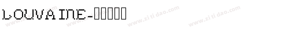 LOUVAINE字体转换