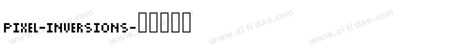 pixel-inversions字体转换