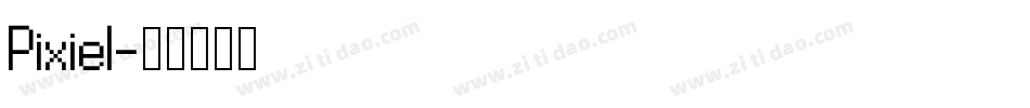 Pixiel字体转换