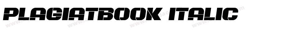 PlagiatBook-Italic字体转换