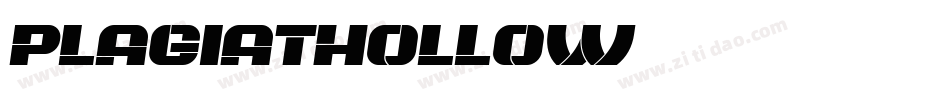 PlagiatHollow字体转换