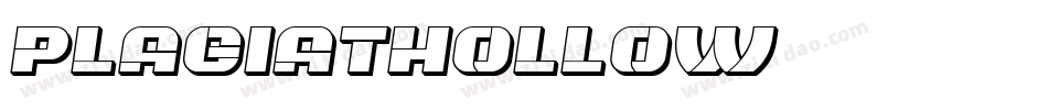 PlagiatHollow字体转换