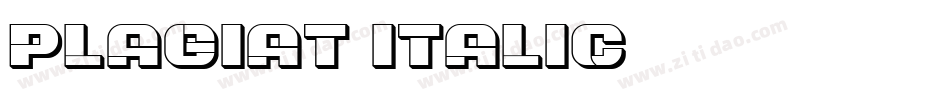 Plagiat-Italic字体转换 Plagiat-Italic字体转换