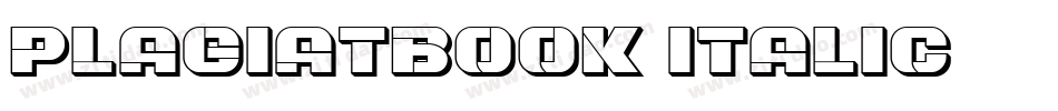 PlagiatBook-Italic字体转换