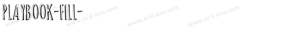 Playbook-Fill字体转换