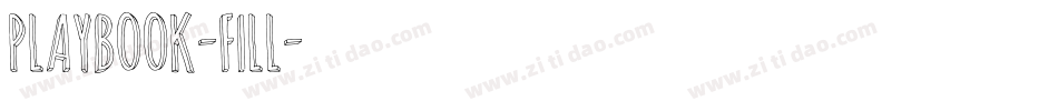 Playbook-Fill字体转换