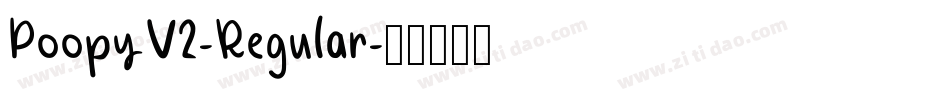 PoopyV2-Regular字体转换